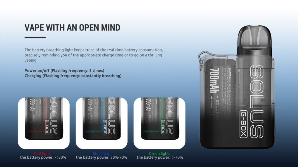 Solus G-Box Vape With An Open Mind