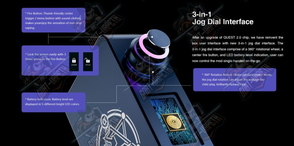 3 In 1 Jog Dial Interface