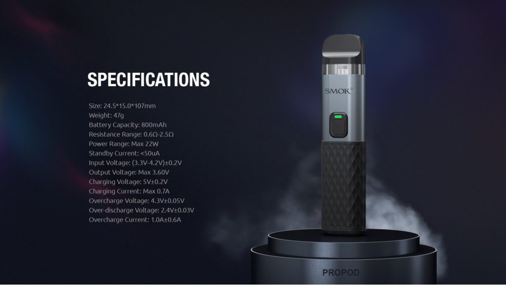 Propod Specifications