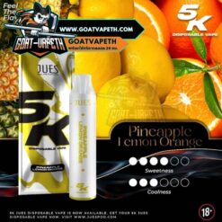 Jues 5000 Puffs Pineapple Lemon Orange