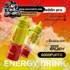 Aladdin Pro More Enjoy 6000 Puffs Energy Drink