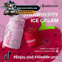 Aladdin Pro More Enjoy 6000 Puffs Strawberry Ice Cream