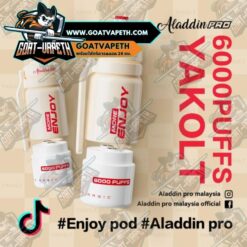 Aladdin Pro More Enjoy 6000 Puffs Yakolt