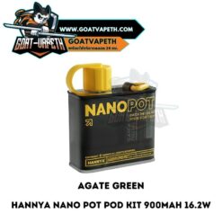 Hannya Nano Pot Agate Green