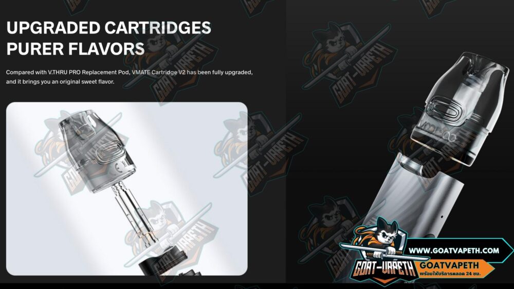 Upgraded Cartridges Purer Flavors