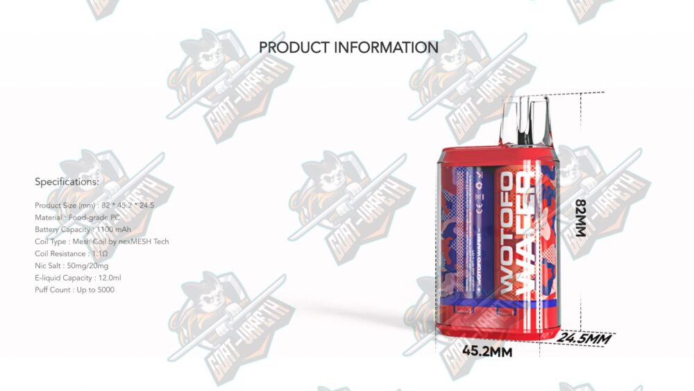 Wafer 5000 Specifications