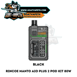 Rincoe Manto Aio Plus 2 Pod Kit Black