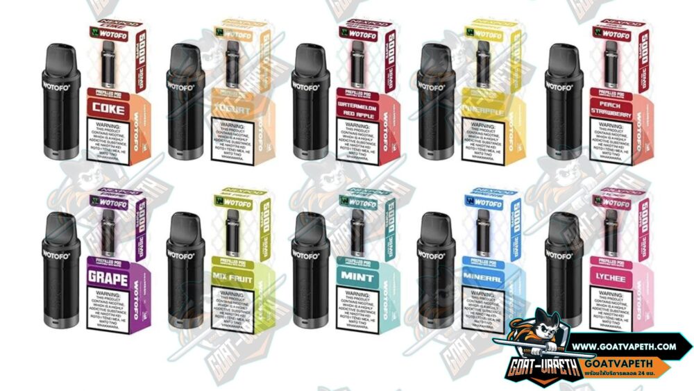 Wotofo Nexpod Prefilled 5K Package List