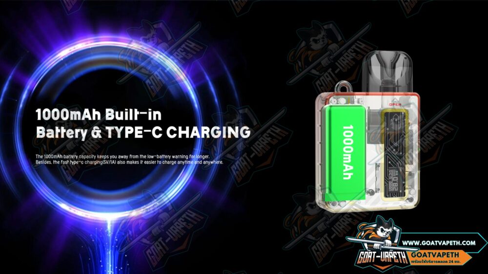 Built In Battery And Type C Charging