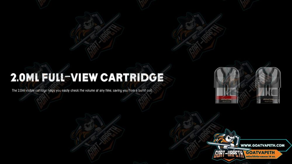 Specifications Manto Nano Cartridge 0.5ohm Coil