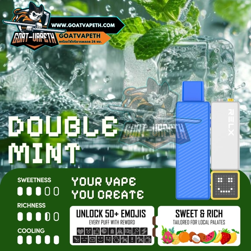 หัวเปลี่ยน RELX CREATOR 18000 PUFFS หัวเปลี่ยนแบบใหม่ ราคาถูก