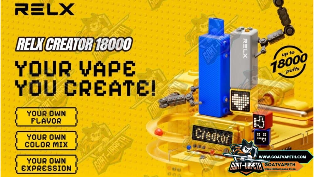 หัวเปลี่ยน RELX CREATOR 18000คำ